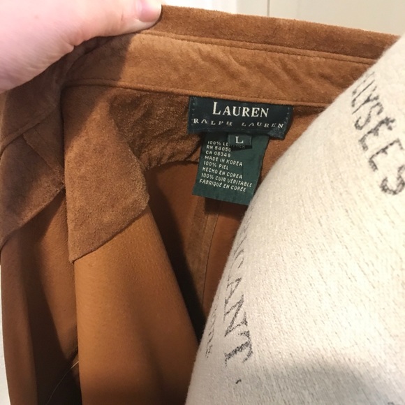 Suede Lauren Ralph Lauren full length jacket - Picture 5 of 5